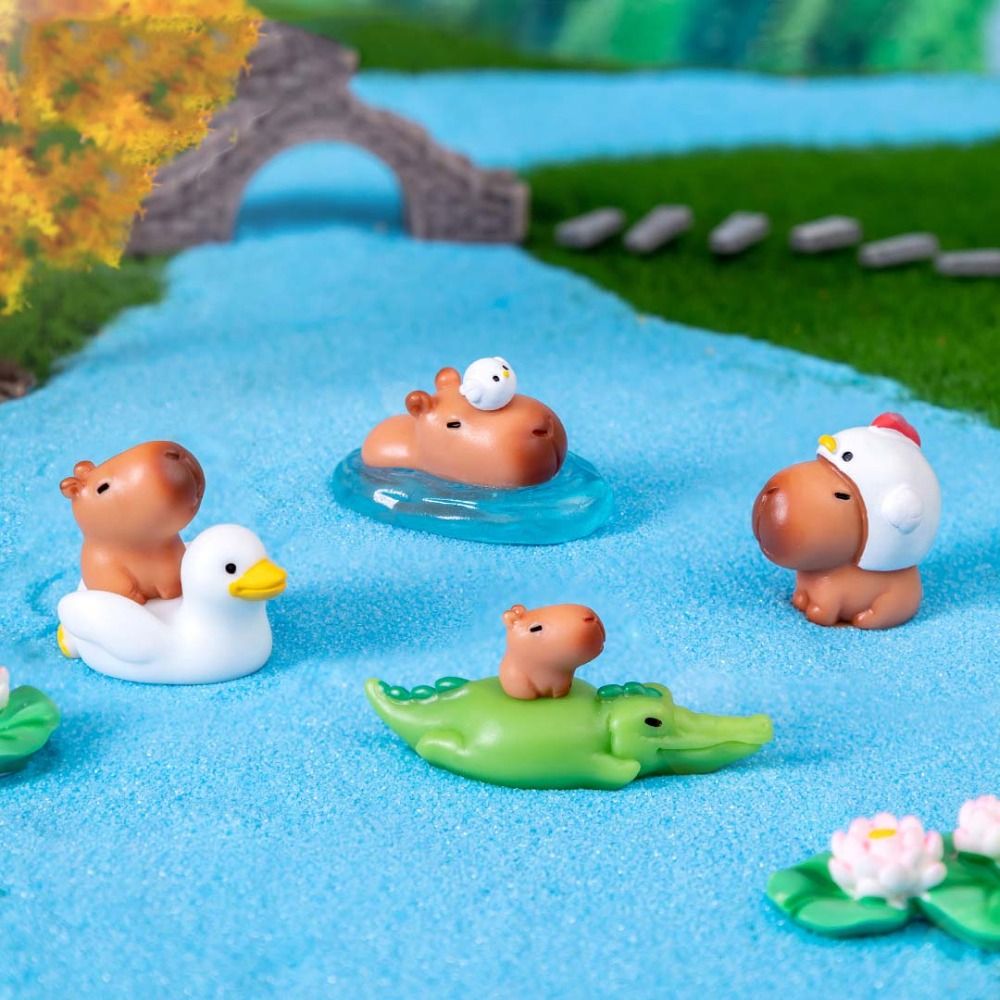 TESDFD Animals Capibara Capybara Figure Toys Figure Simulation Simulation Capibara Model Cartoon Characters Model Capybara Animals Figures Kid Toys