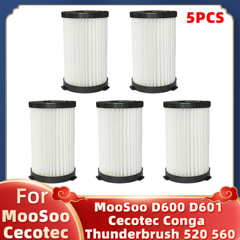 For Cecotec Conga Thunderbrush 520 550 560 Ariete Handy Force 2761 2759 RBT  Vacuum Cleaner Spare Parts Essories Hepa Filter