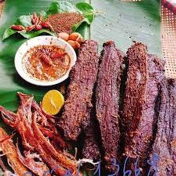 Thịt lợn gác bếp Tây Bắc 500g kèm chẩm chéo