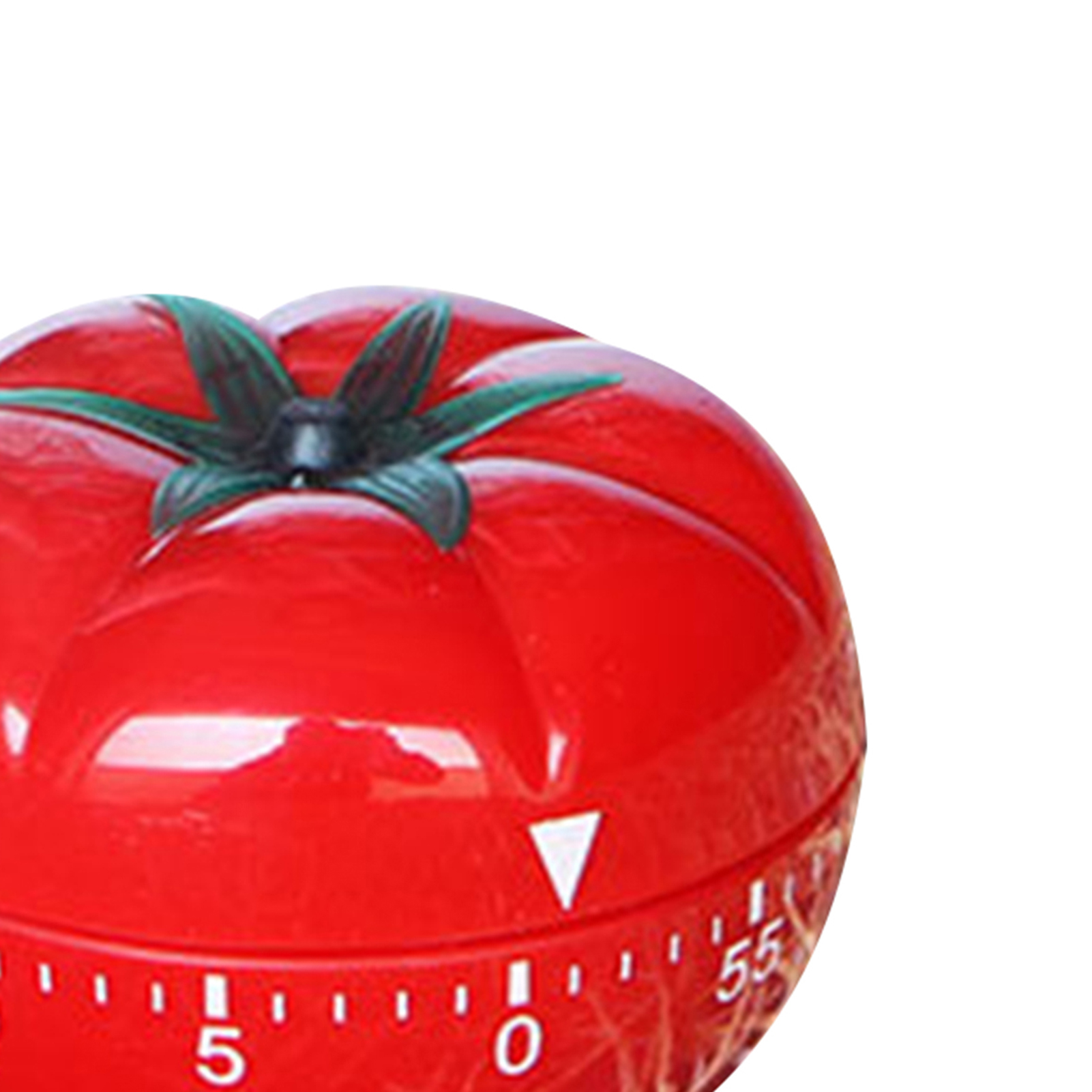 rego001 Tomato Shaped Kitchen Timer Decorative Kitchen Timer Kitchen Timer Cute Tomato Shape 1-60 Minute Countdown Mechanical Alarm Clock for Cooking Baking and More
