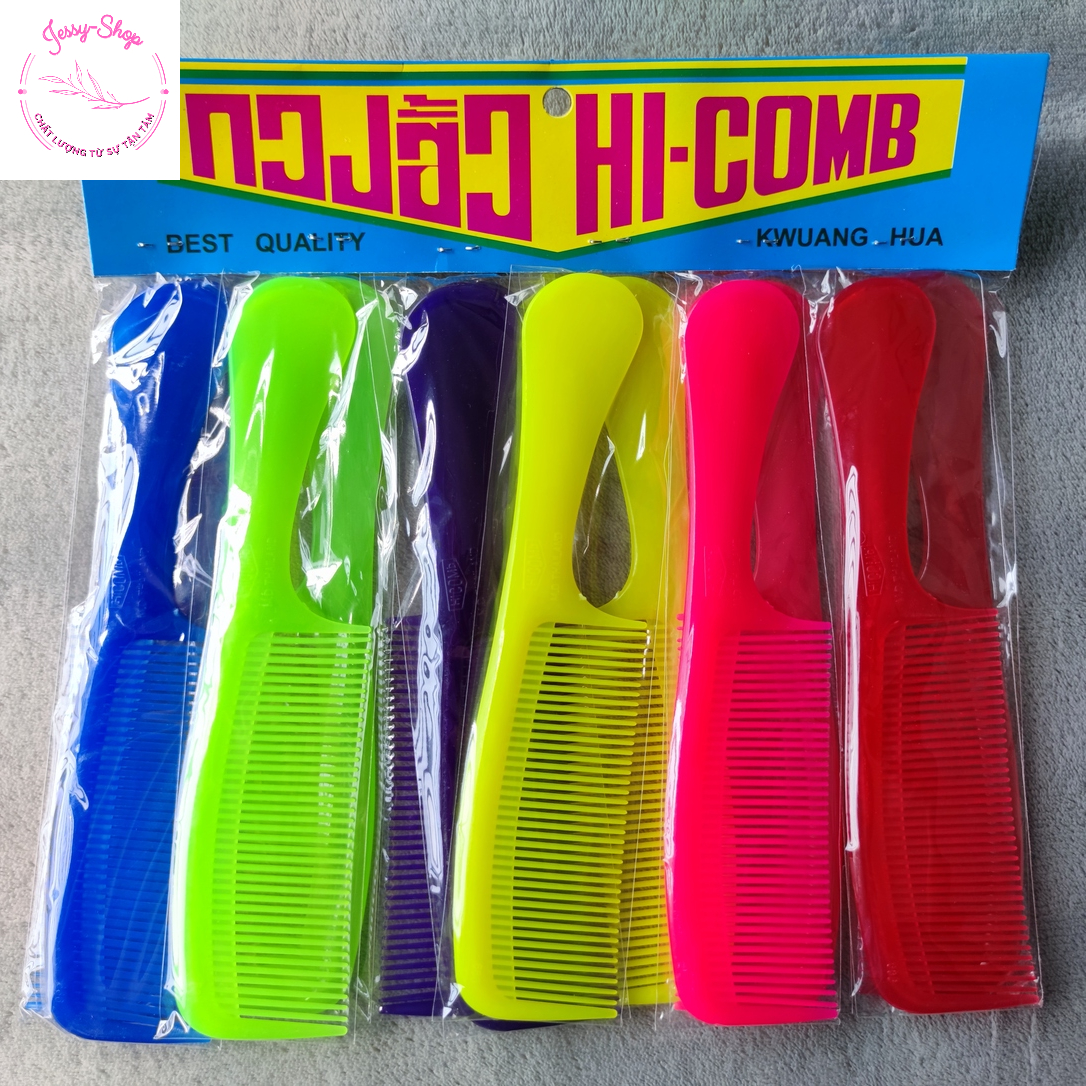 Combo 4 Cây Lược Chải Tóc Cao Cấp Nhiều Màu Sắc