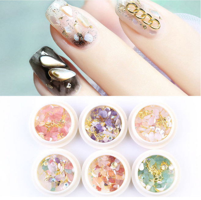 Sét sỏi trang trí móng nail