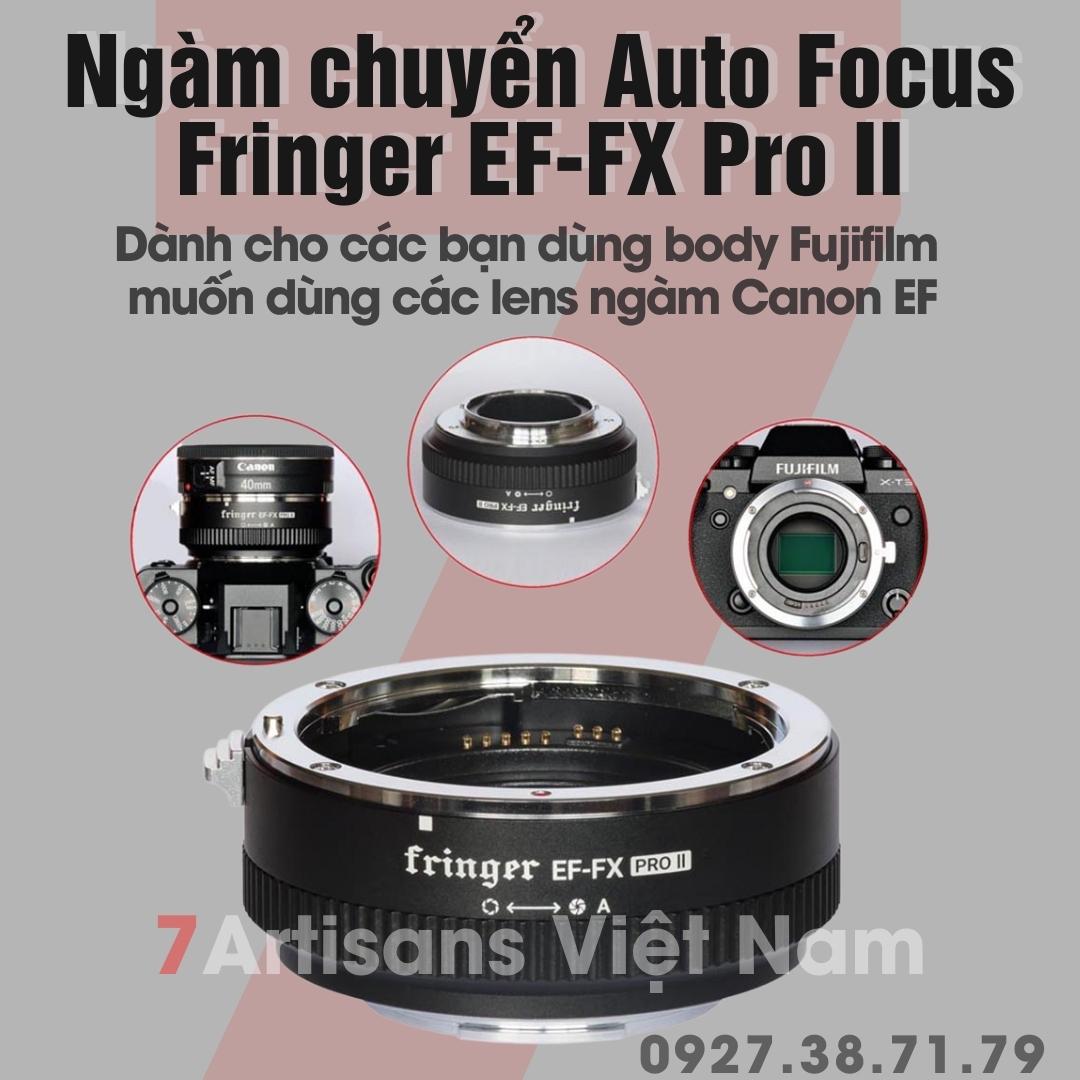 [Trả góp 0%]Ngàm chuyển Auto Focus siêu nhanh Fringer EF-FX Pro II cho Fujifilm và Nikon Z - Ngàm chuyển lấy nét tự động tốt nhất cho Fujifilm và Nikon Z thumbnail