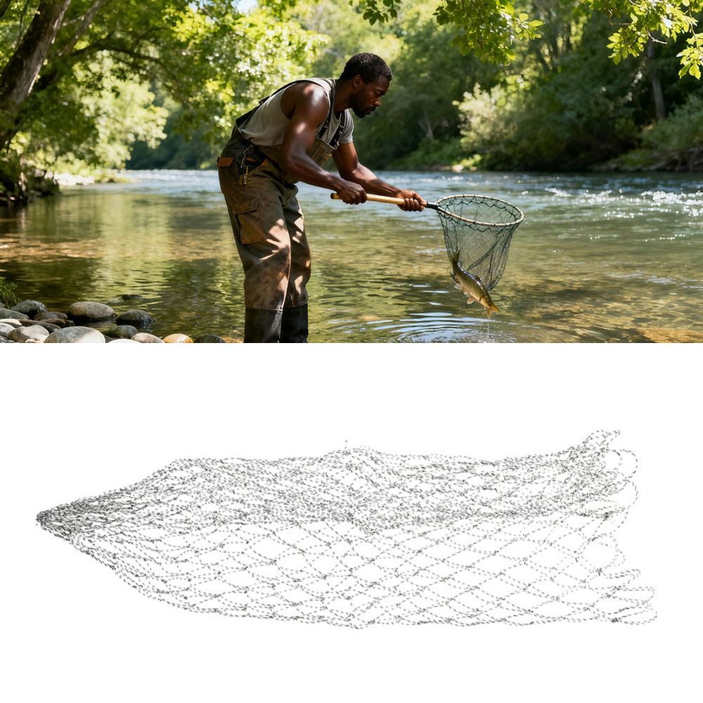 Portable Nylon Replacement Fishing Net 3 Sizes Soft Fly Fishing Net ...