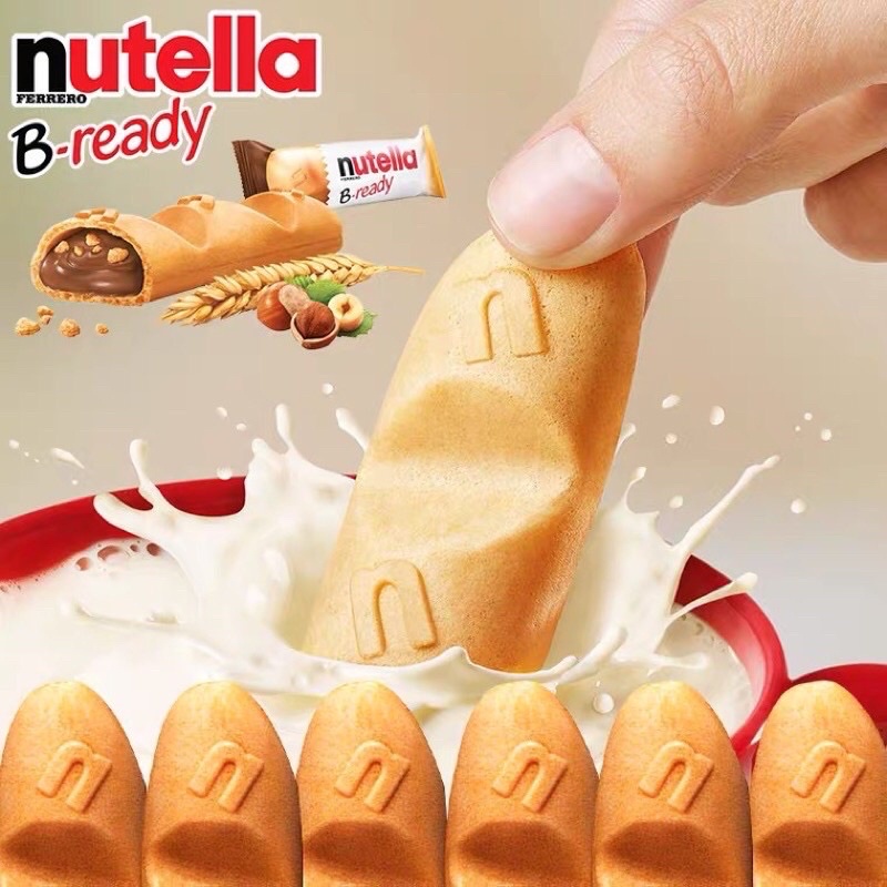 Bánh socola nhân hạt phỉ Nutella B-Ready