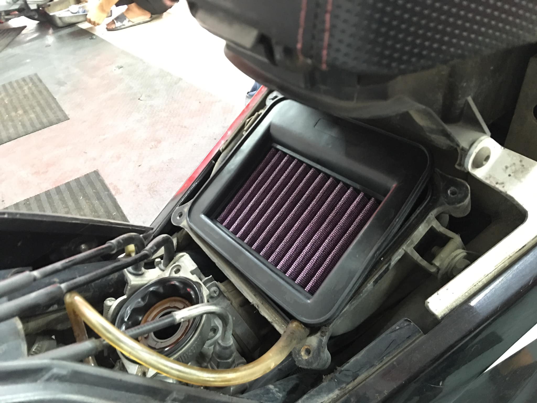 Lọc gió lưới thép độ dành cho Exciter 135 (070594)