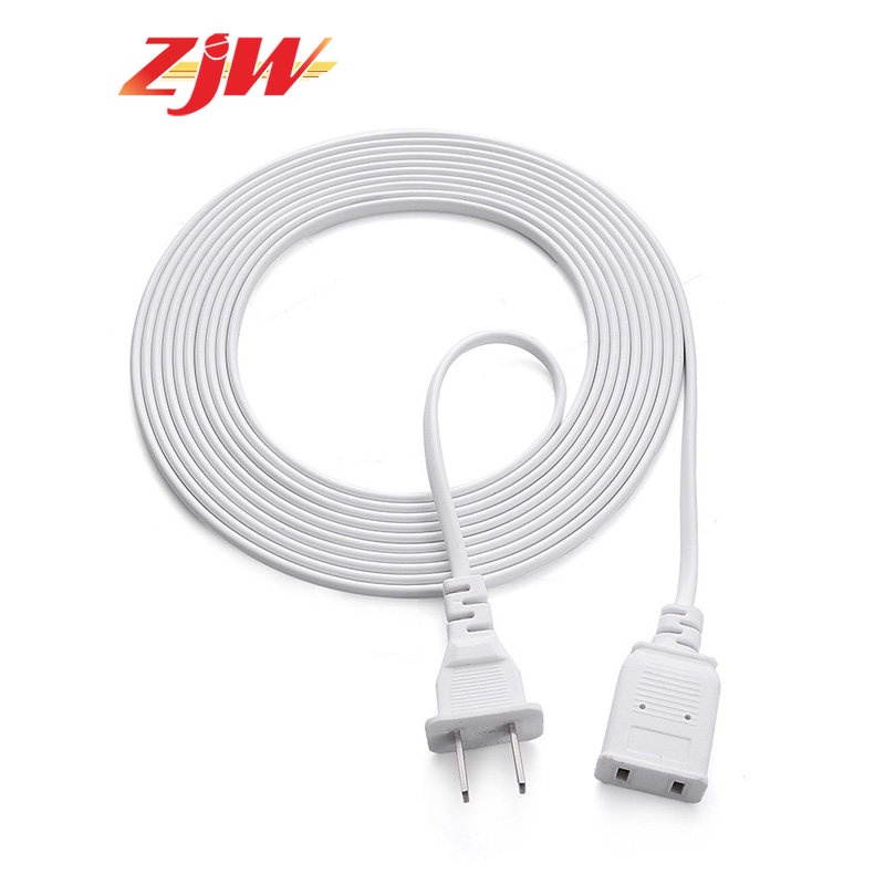 ZJW 4.5M Power Cord Extension for Home and Office Dual Portable