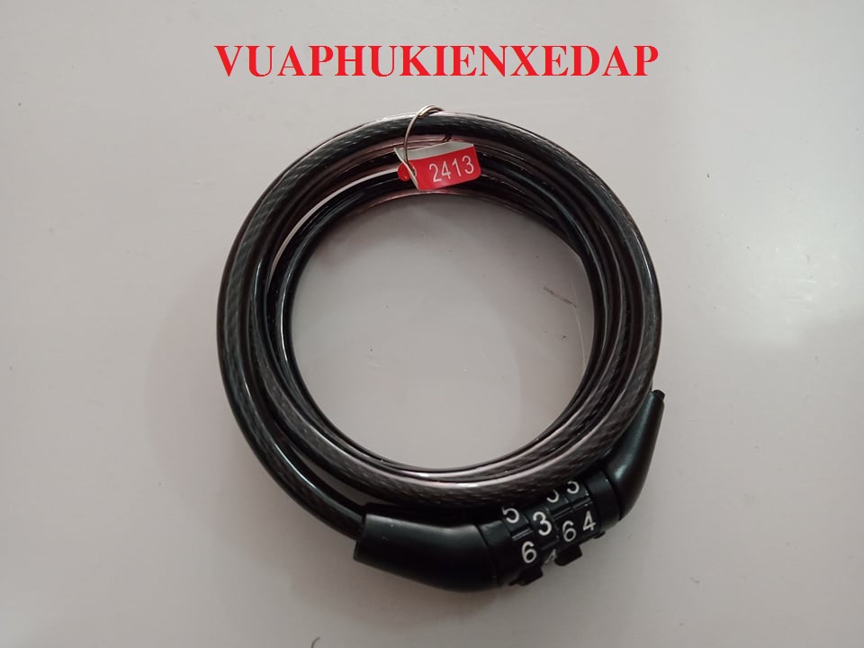 Khóa dây xe đạp 4 số