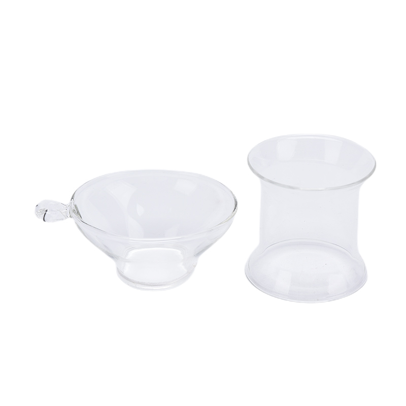 1X Glass Tea Strainer With Handle for Loose Leaf Tea Infuser Tea Filter Colander