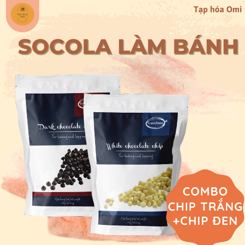 COMBO Socola Chip Đen và Socola Chip Trắng