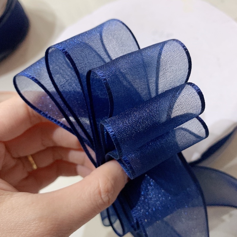 Ruy băng kiểu ánh kim 3,8cm (ribbon)