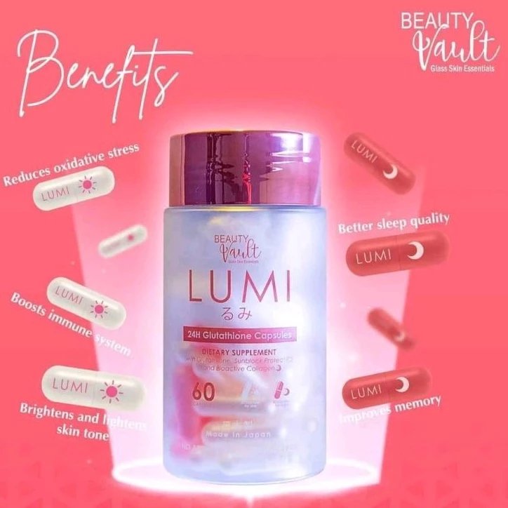 LUMI%2024H%20GLUTATHIONE%2060%20CAPSULES%20/%20Tablets%20Whitening%20Skin%20Protection%20&%20Increase%20Body%20Collagen%20provide%20powerful%20antioxidant%20support%20-%20Image%205