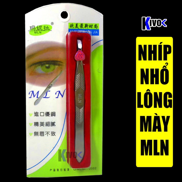 Nhíp Nhổ Lông Mày - Nhổ Râu Lông Mi Tóc Bạc Bằng Thép Không Gỉ