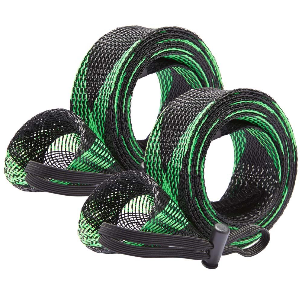 ZIZHIQ Sock Pole 32mm Braided Mesh Rod Pole Cover Fishing Supplies Fishing Tools Fishing Rod Cover Rod Sleeve Fishing Rod Protector Fishing Pole Glove