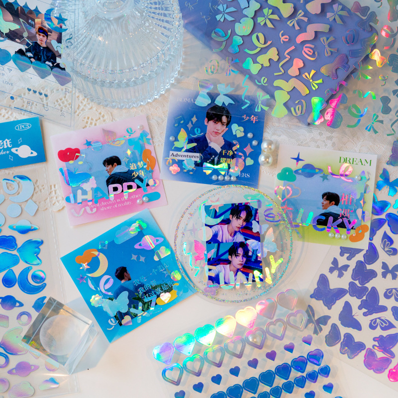 Sticker Decor Toploader Hologram - Be Tiny Stationery