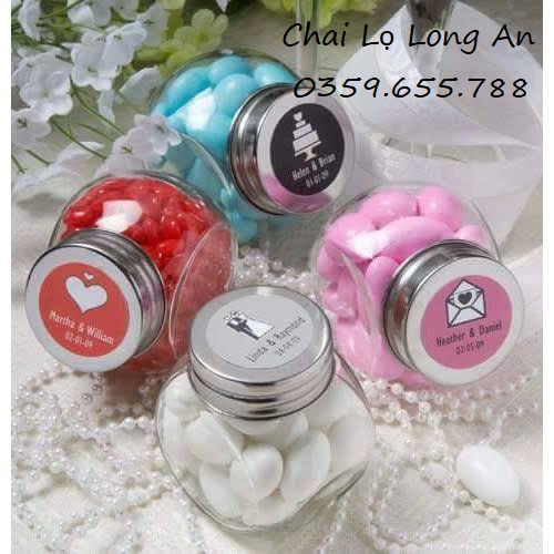 HỦ THỦY TINH NGHIÊNG 180ML