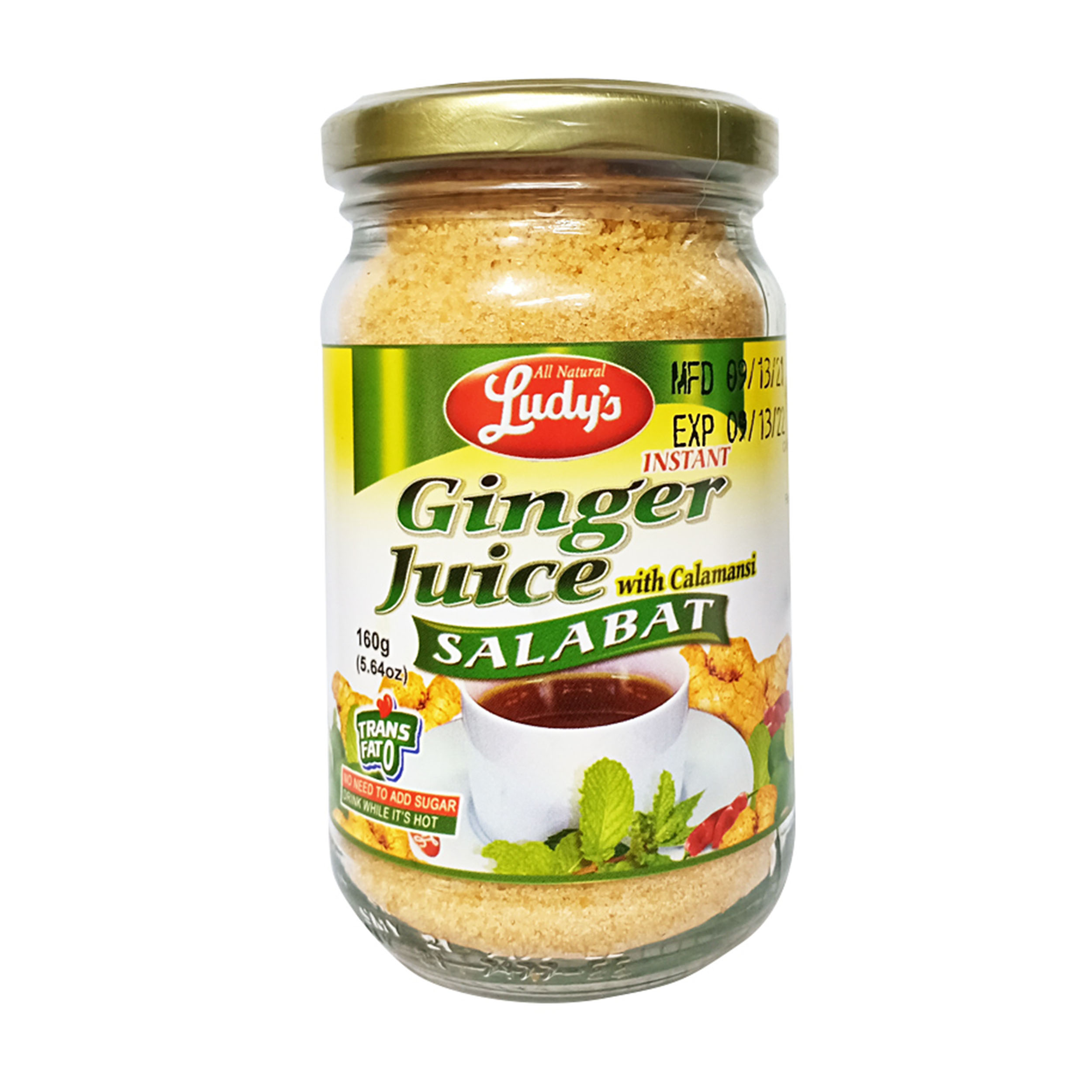 Ludy's Instant Ginger Juice Salabat with Calamansi 160g Lazada PH