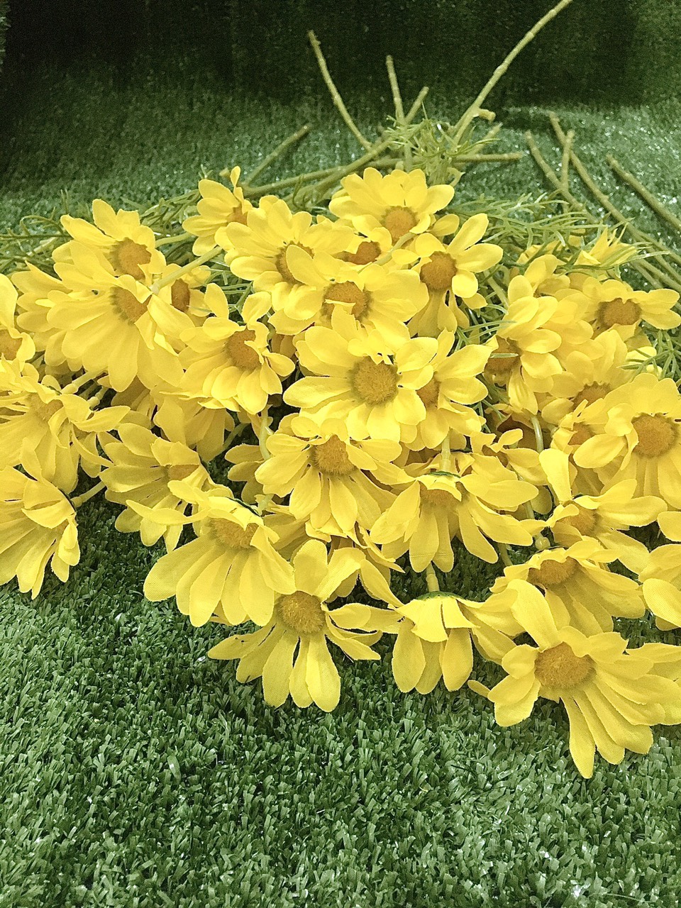 🌺 🍁 Hoa cúc họa mi, cúc đông tiền ,hoa giả lụa đẹp