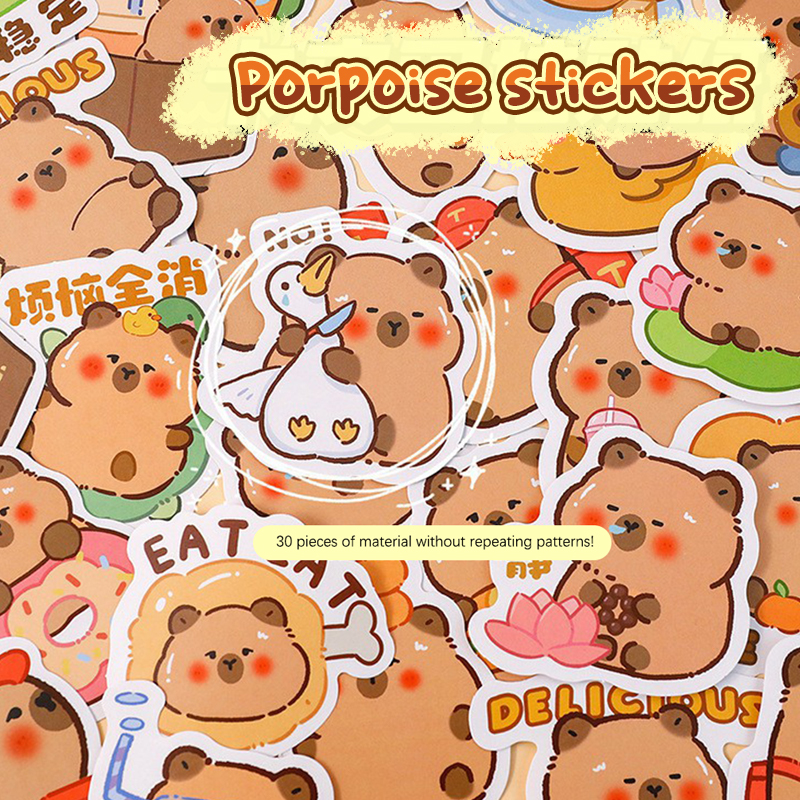 30Sheets%20Creative%20Funny%20Capybara%20Stickers%20Toy%20Kawaii%20Fashion%20Stickers%20DIY%20Cartoon%20Lovely%20Capybara%20Stickers%20Children%20Gifts%20-%20Image%203