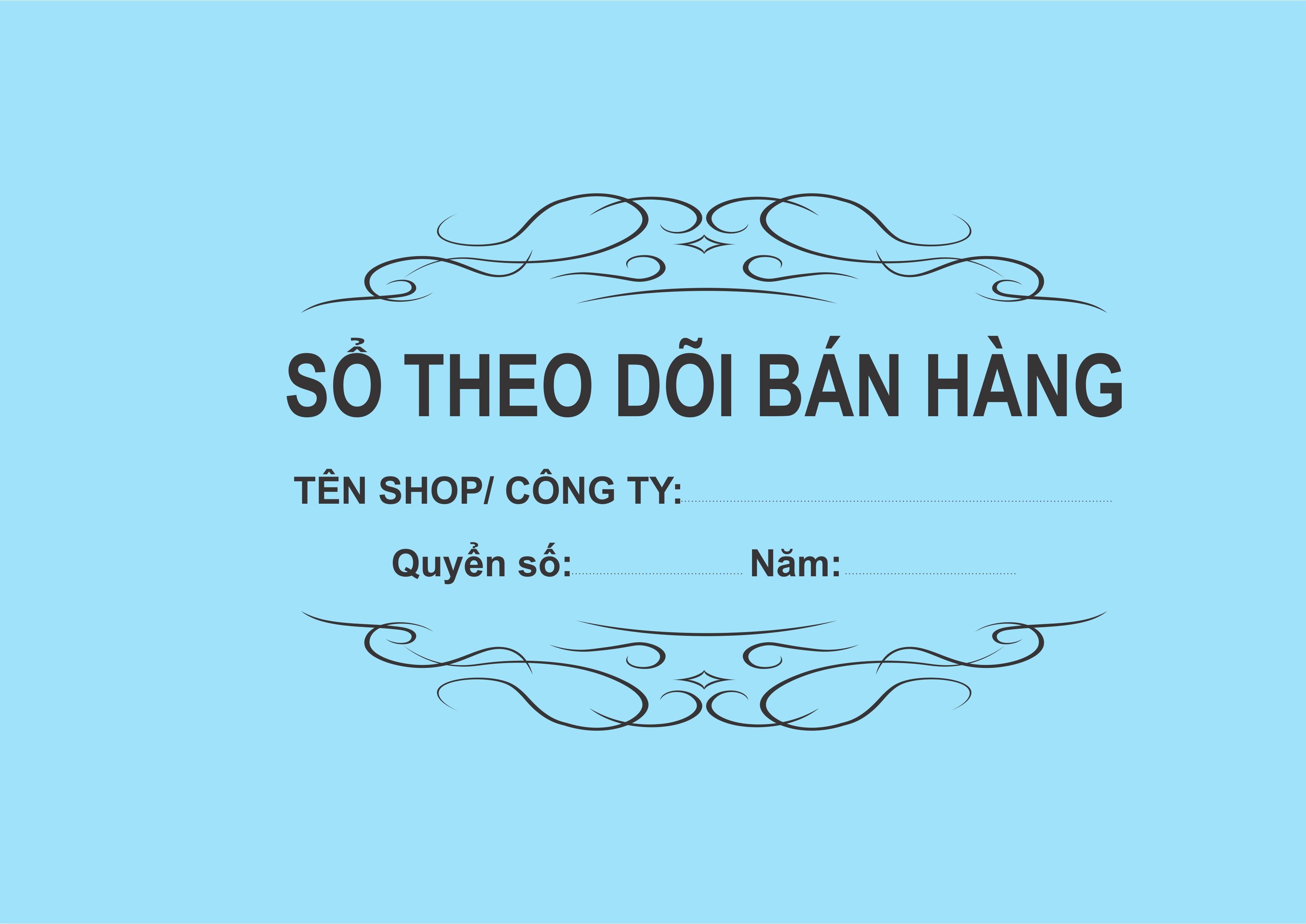 Sổ Bán Hàng From Chuẩn Có Tình Trạng Đơn Hàng A5