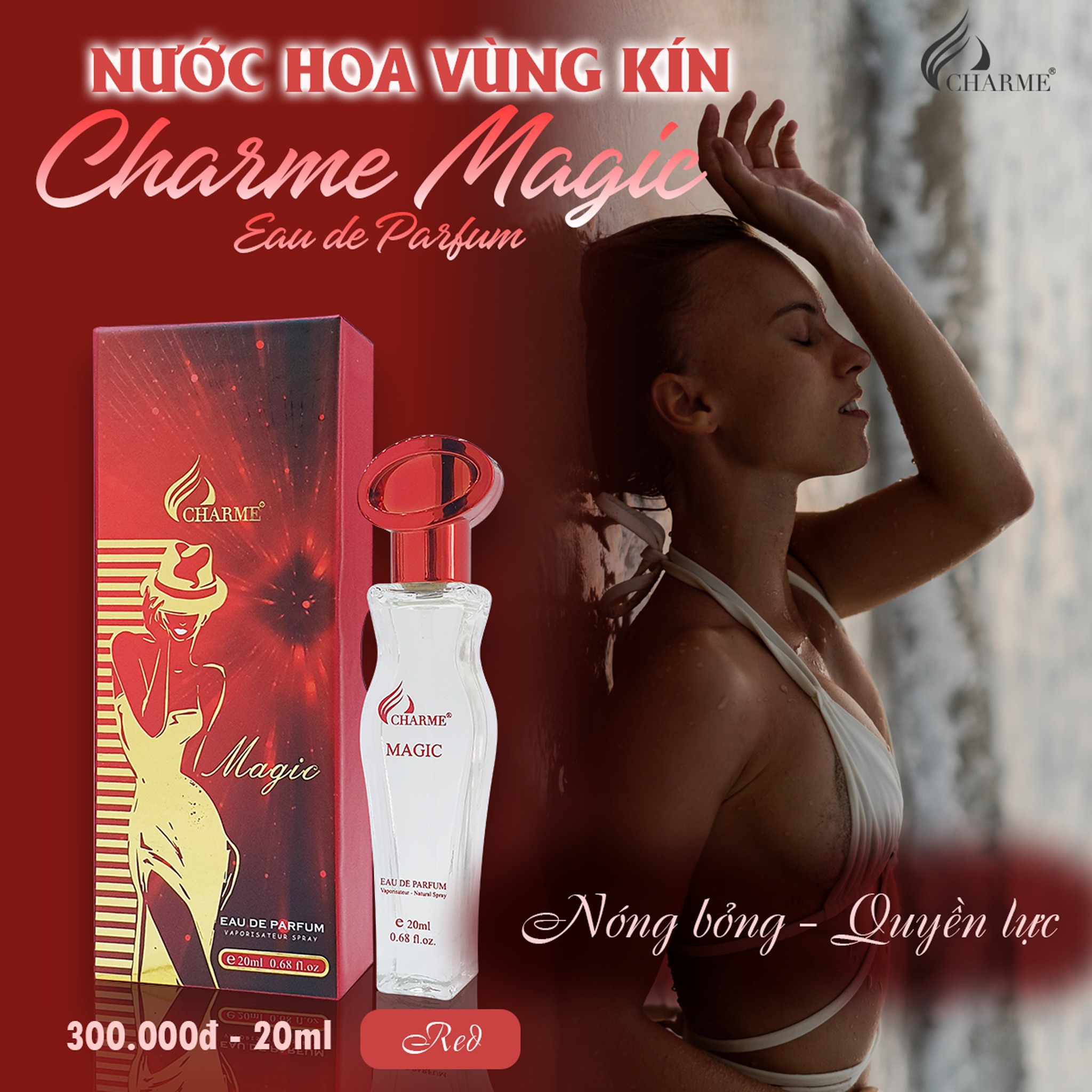 Nước hoa vùng kín Magic 20ml (ĐỎ, ĐEN, TÍM ) - BÍ ẨN VÀ QUYẾN RŨ