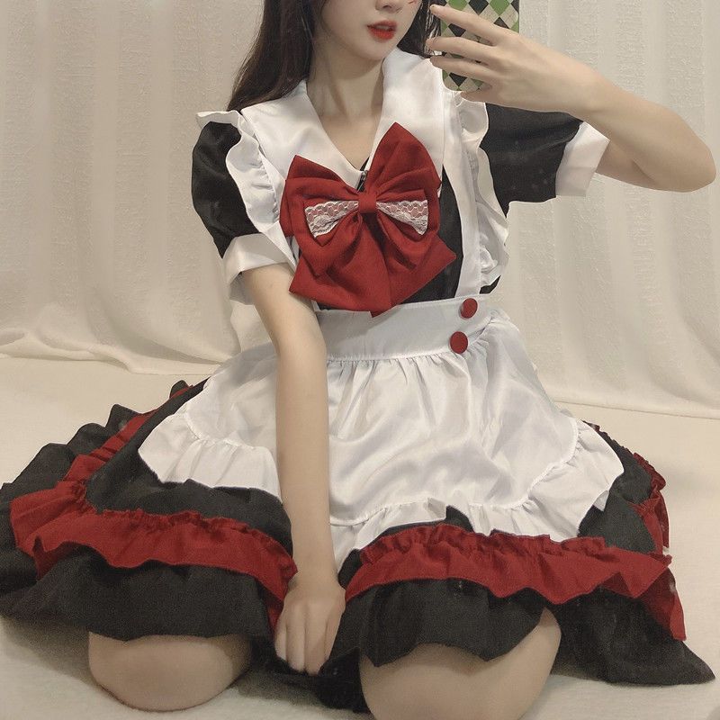 Cute COS Maid Outfit Plus Size Maid Sexy Lolita Two-dimensional Dress Uniform