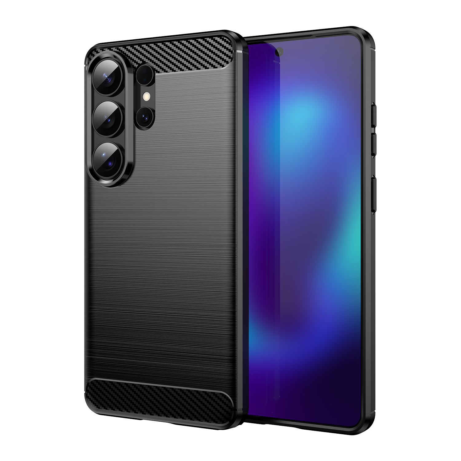 Kasus Samsung Galaxy S26 Ultra TPU Carbon Fiber
