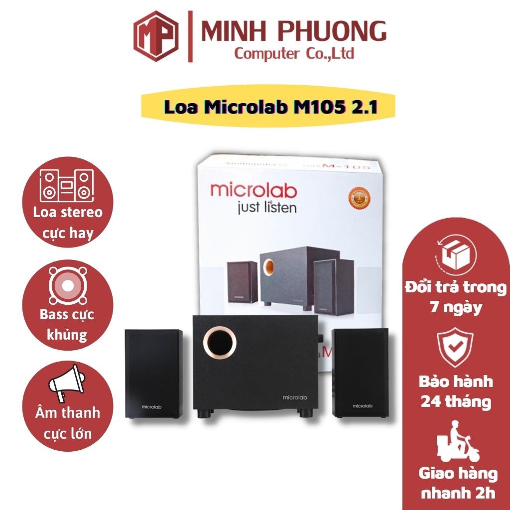 Loa máy tính Microlab M105/2.1