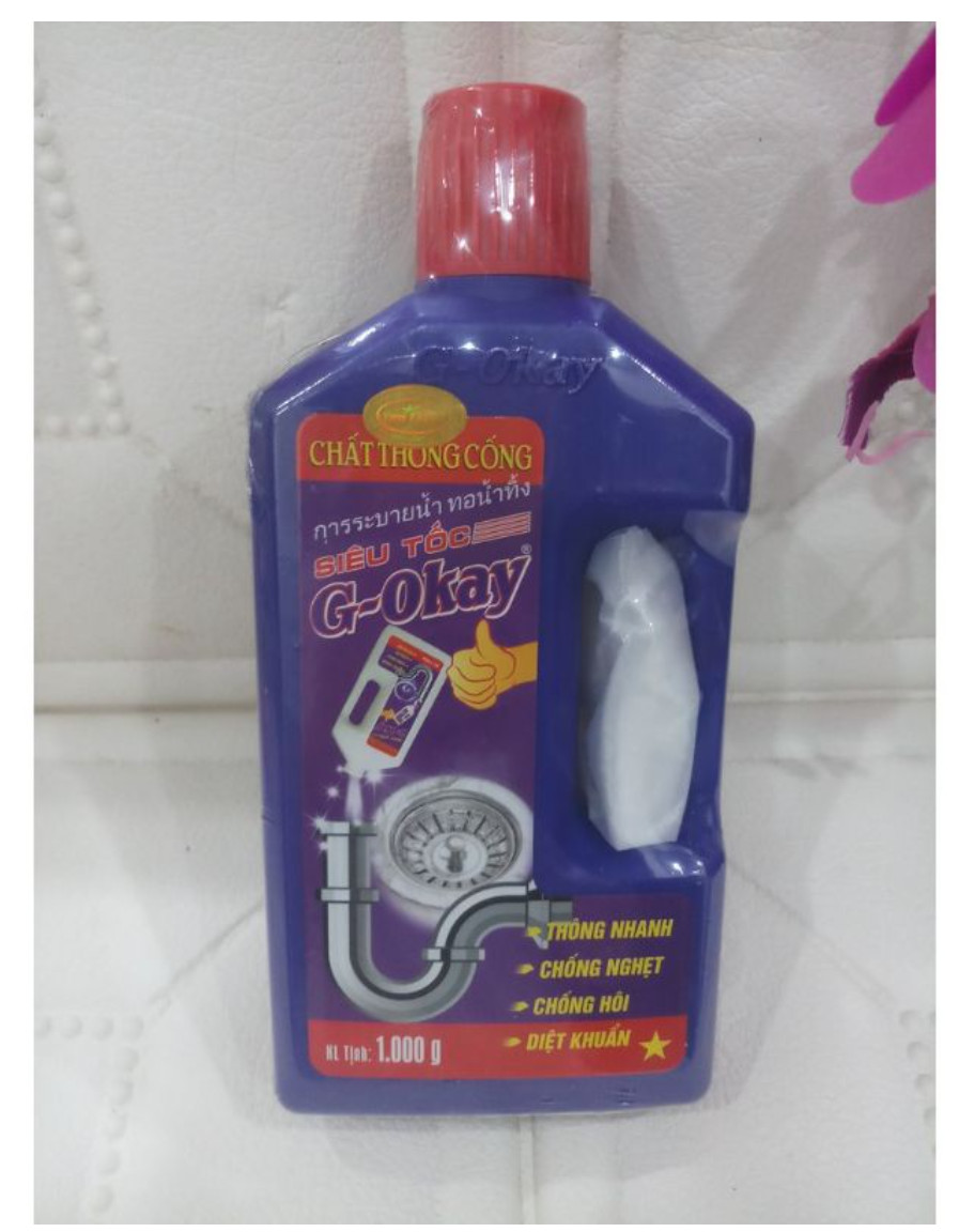 (Giao hỏa tốc) Dung dịch thông cống siêu tốc G-Okay 1000gam/650ml (mua tại ptptshop)