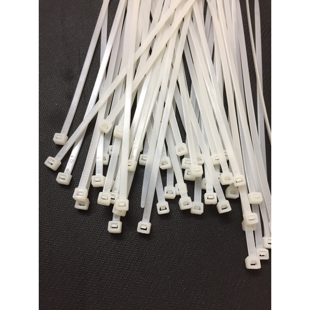 Bag of 250 20cm plastic drawstring straps with Nylon PA66 material