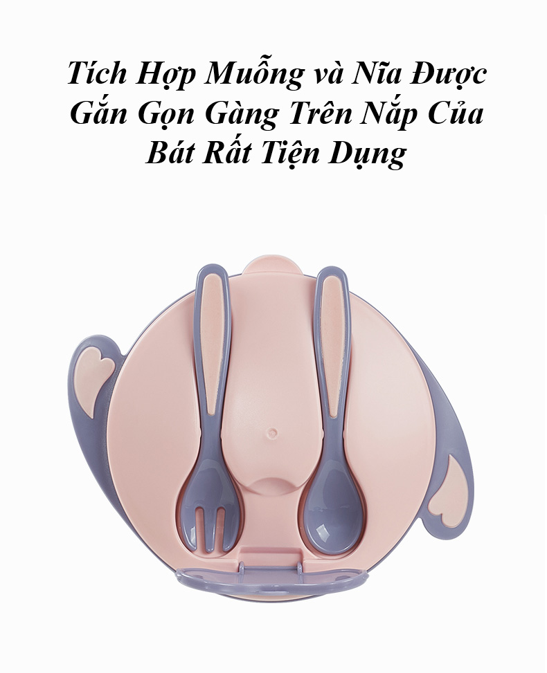 Bát Ăn Dặm 2 Ngăn - BabyCare