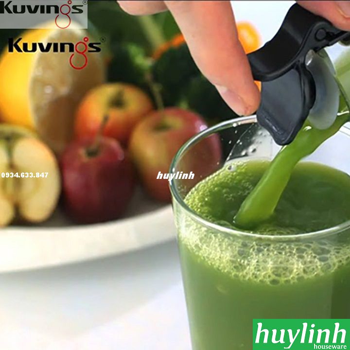 [HCM][Trả góp 0%]Máy ép trái cây tốc độ chậm Kuvings NS-321CBM2 - Hàn Quốc (có cối làm kem và sinh tố)