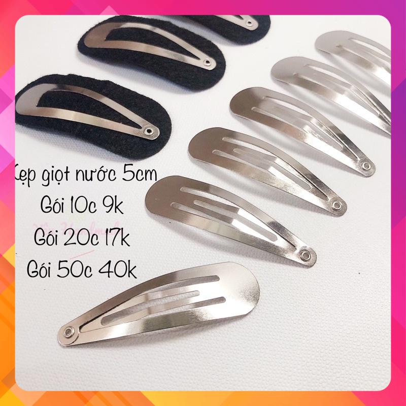 [Ảnh thật] Phôi kẹp tóc giọt nước làm handmade, kẹp tóc trơn Lazada