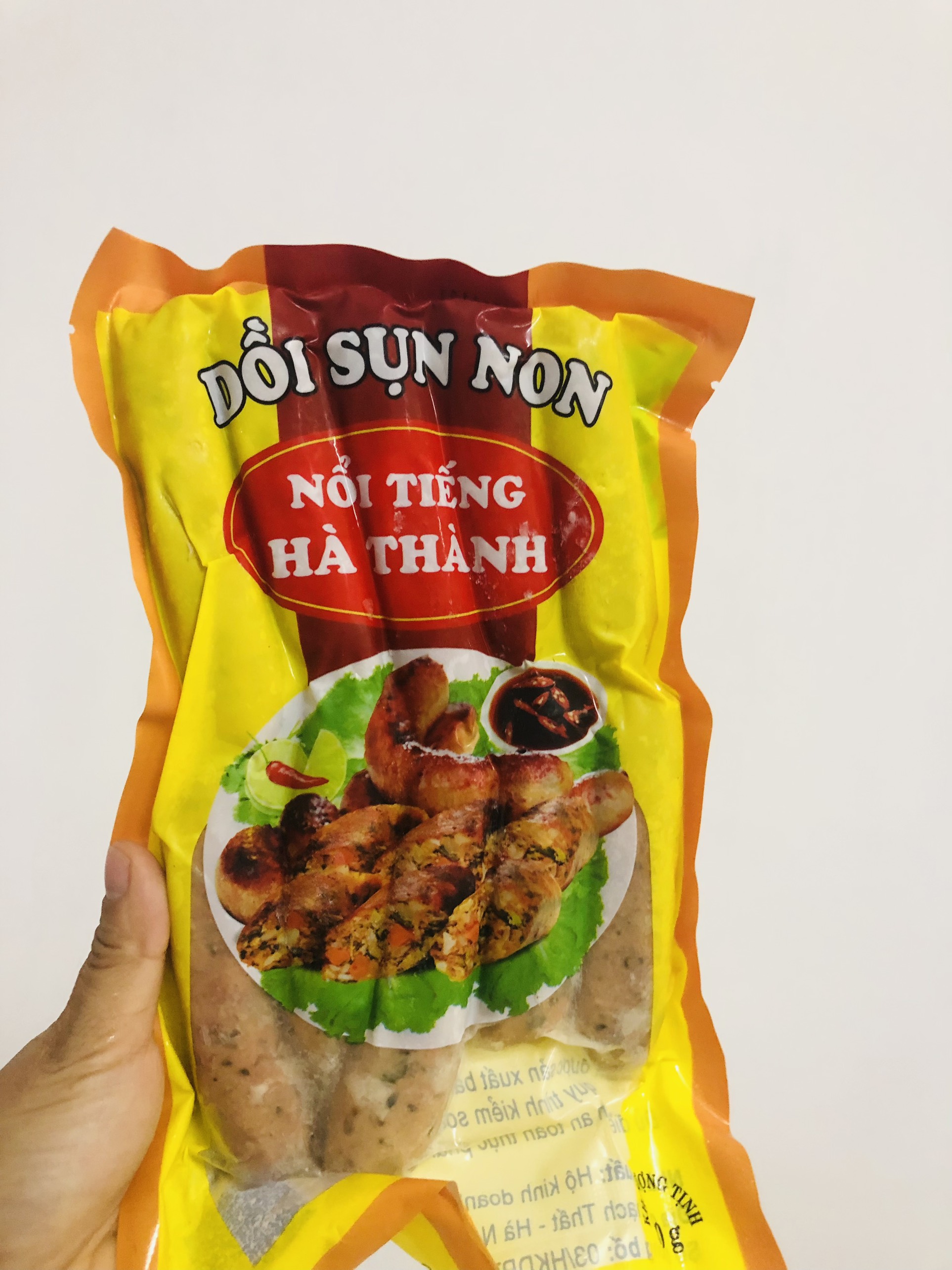 combo 2 khay dồi sụn nướng thơm ngon (dồi sụn Hà Thành) 500gr