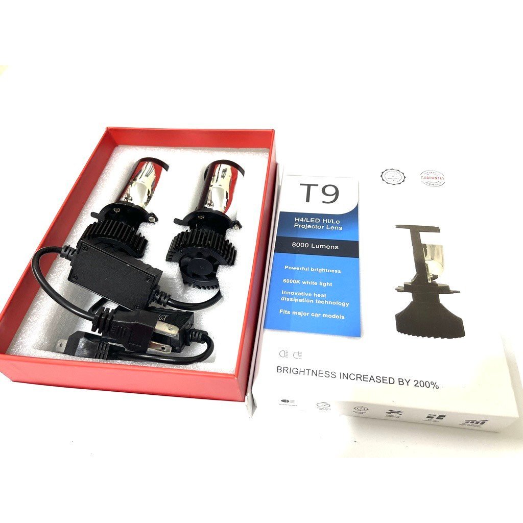 Đèn bi cầu pha led mini T9 cắt pha đẹp sáng cho xe máy