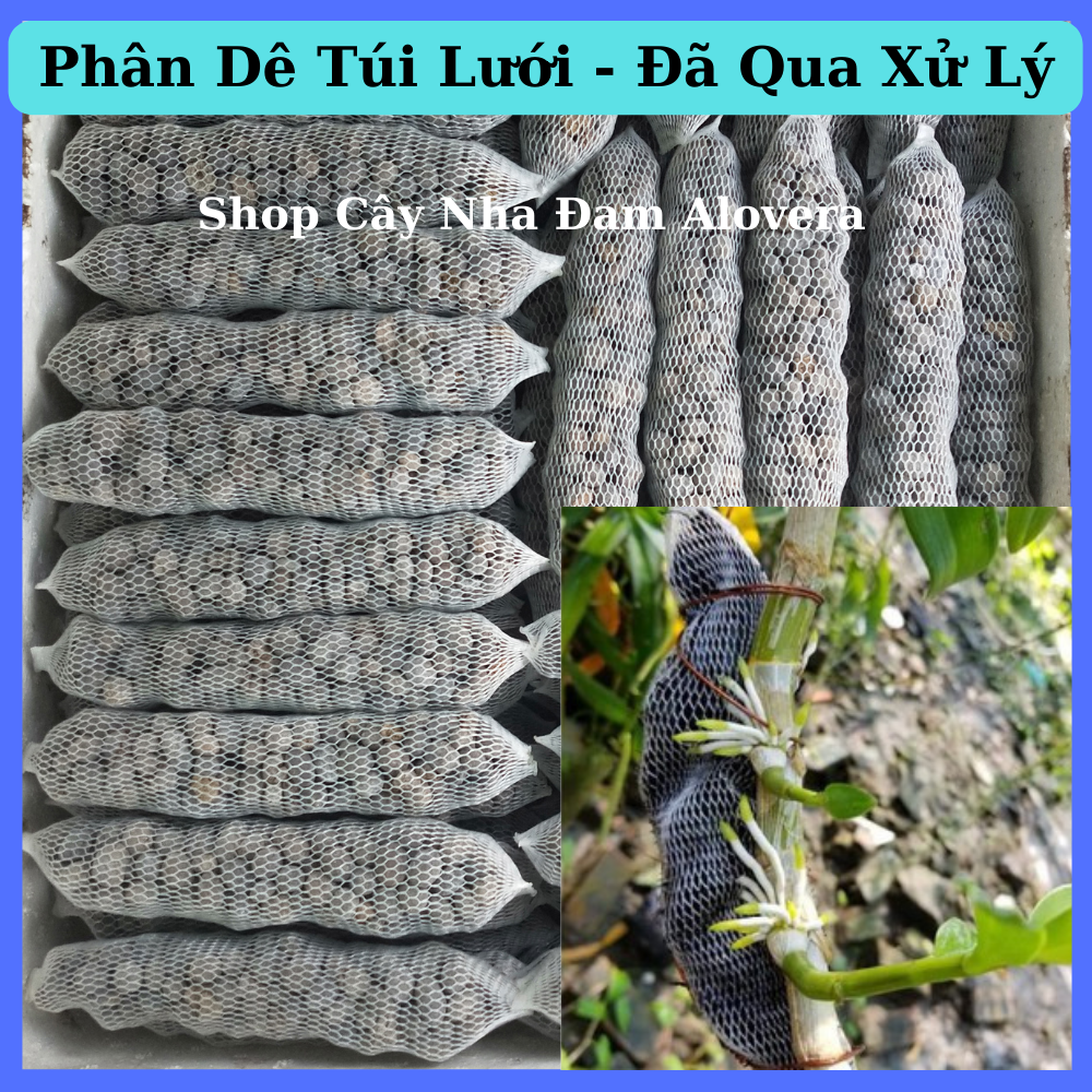Phân Dê Túi Lưới Bón Lan - 5Túi (Dài Từ 20-21CM)