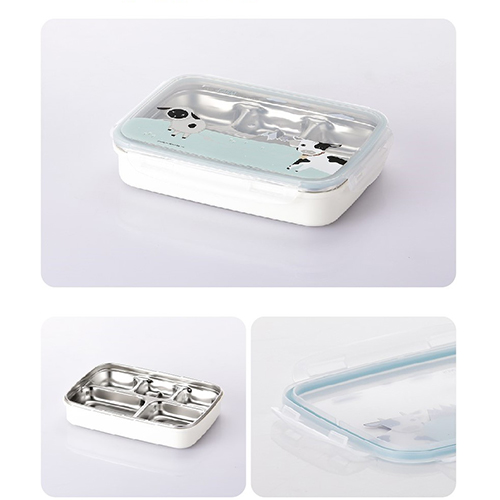 [K2V Shop] Khay Đựng Đồ Ăn Cách Nhiệt Nhiều Ngăn Cho Bé Stenlock