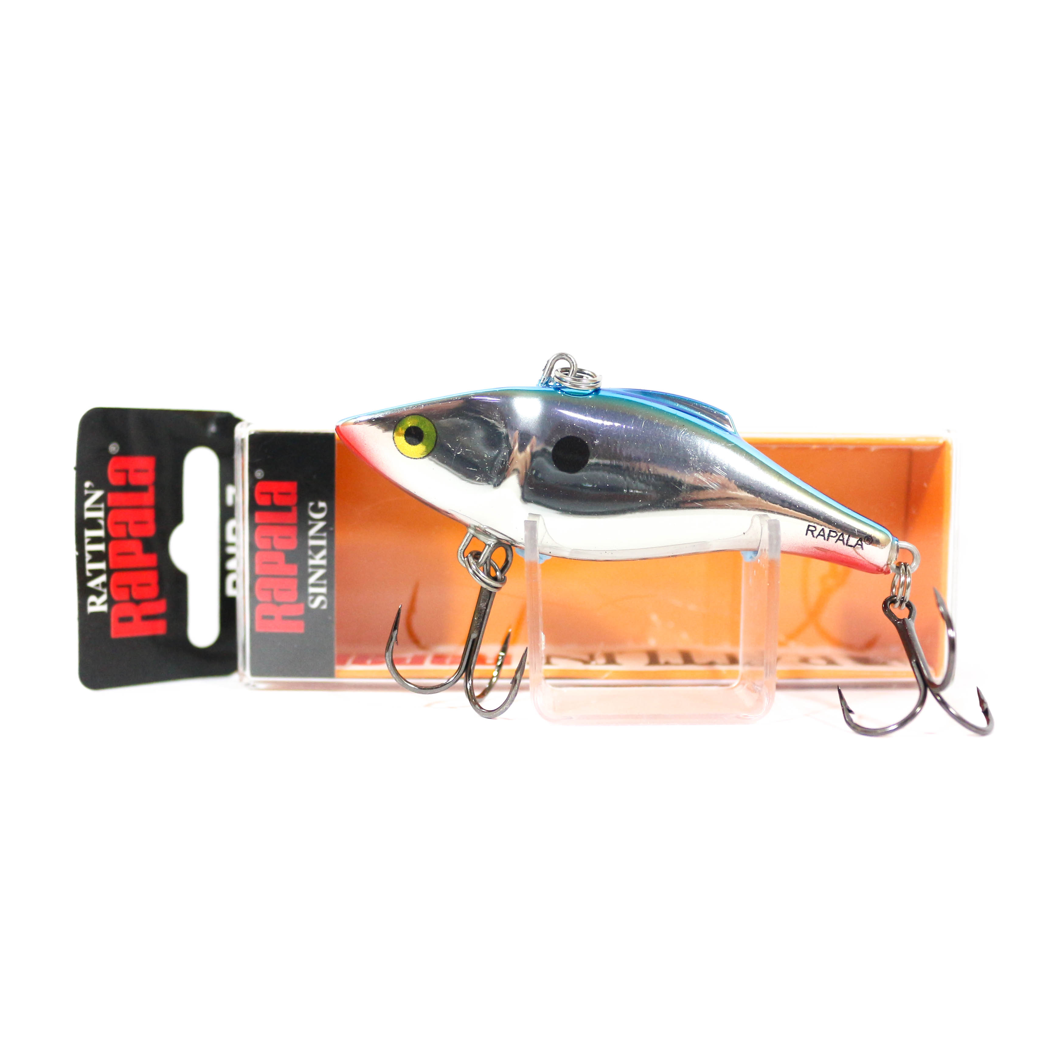Leurre Vibrant Rapala Rattlin' Rap RNR07/CHB - Couleur CHB - 2.75 Pouces - 1/2 Oz