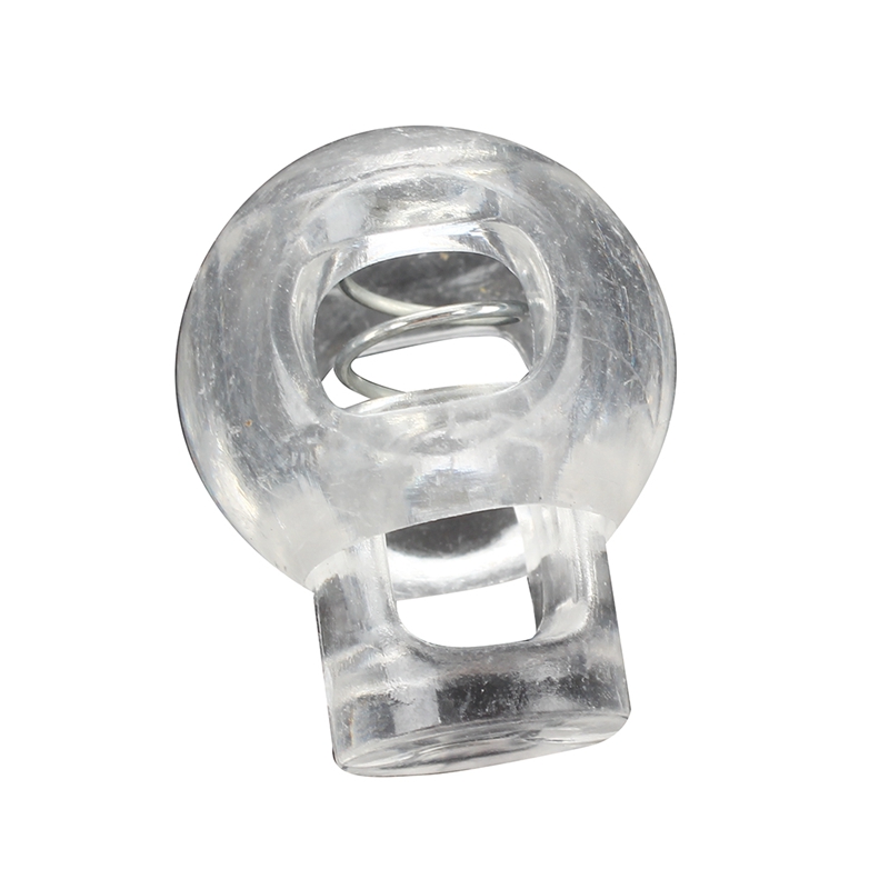 Plastic Toggle Spring Stop Single Hole String Cord Locks 10 Pcs