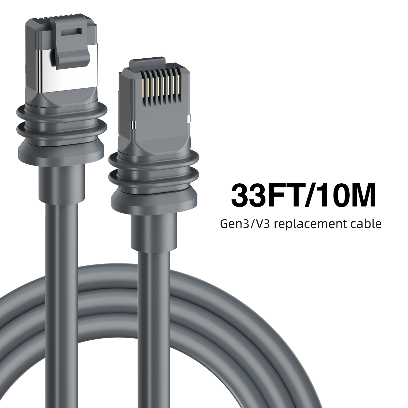 Txtcu Starlink Gen 3 kabel 23 m, waterdichte Starlink kabelverlenging voor Starlink Standard Actuated Gen 3/Satellite V3, vervangende Starlink Ethernet-kabel Gen 3 Txtcu Starlink Gen 3 kabel 23 m, waterdichte Starlink kabelverlenging voor Starlink Standard Actuated Gen 3/Satellite V3, vervangende Starlink Ethernet-kabel Gen 3