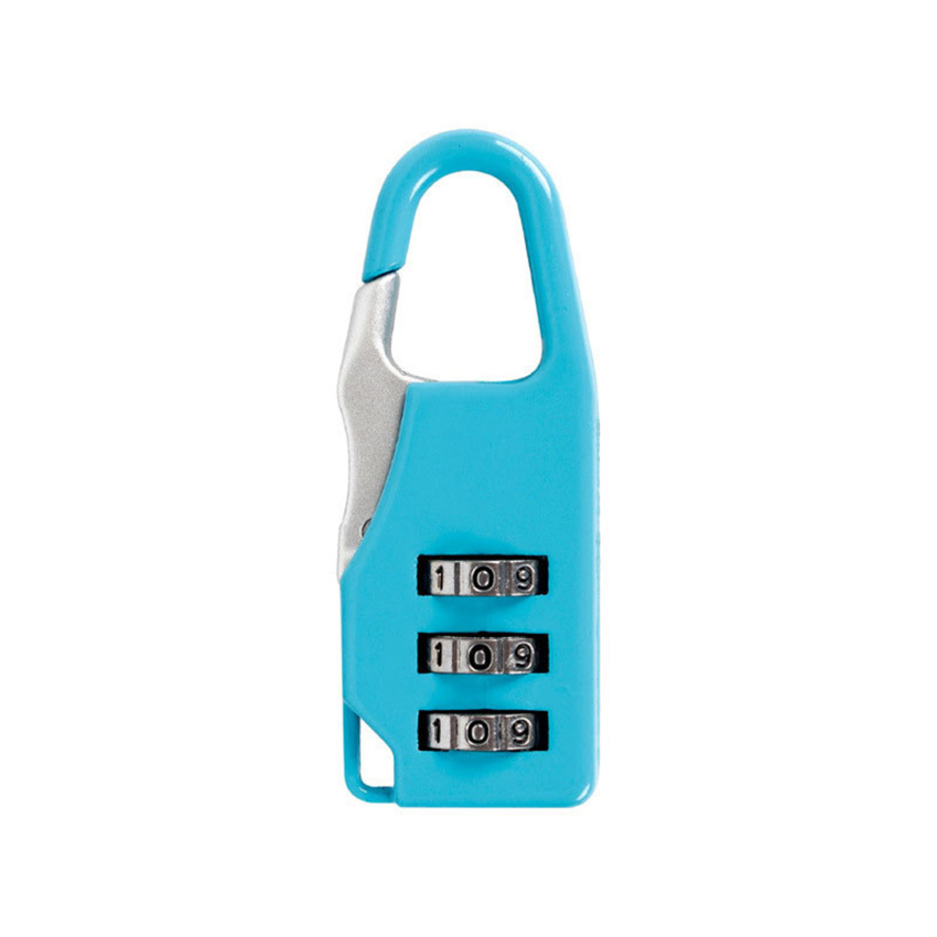 Mini Dial Digits Code Number Password Combination Padlock Safety Travel Security Lock for Luggage Lock Padlock Gym