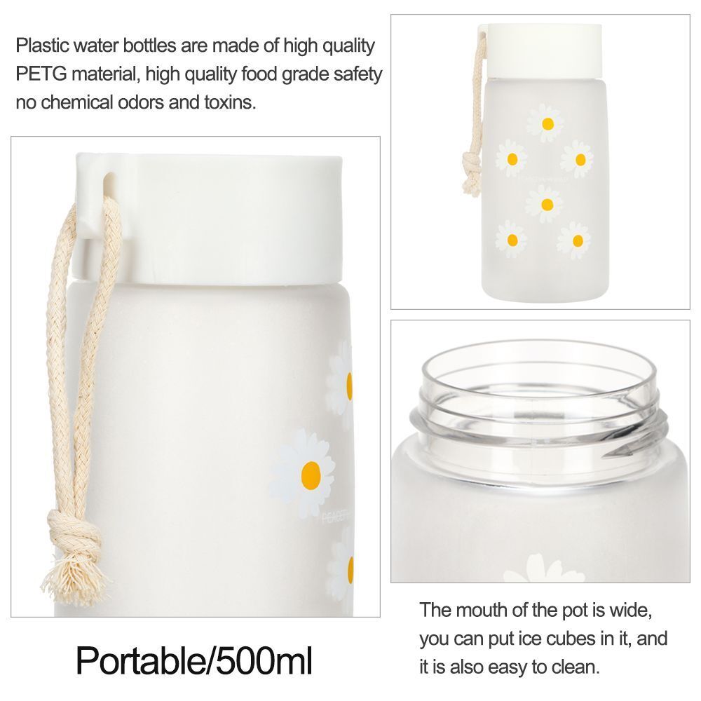 550ml%20Daisy%20Transparent%20Plastic%20Water%20Bottle%20Creative%20Frosted%20Water%20Bottle%20With%20Portable%20Rope%20High%20Quality%20Water%20Bottle%20-%20Image%204