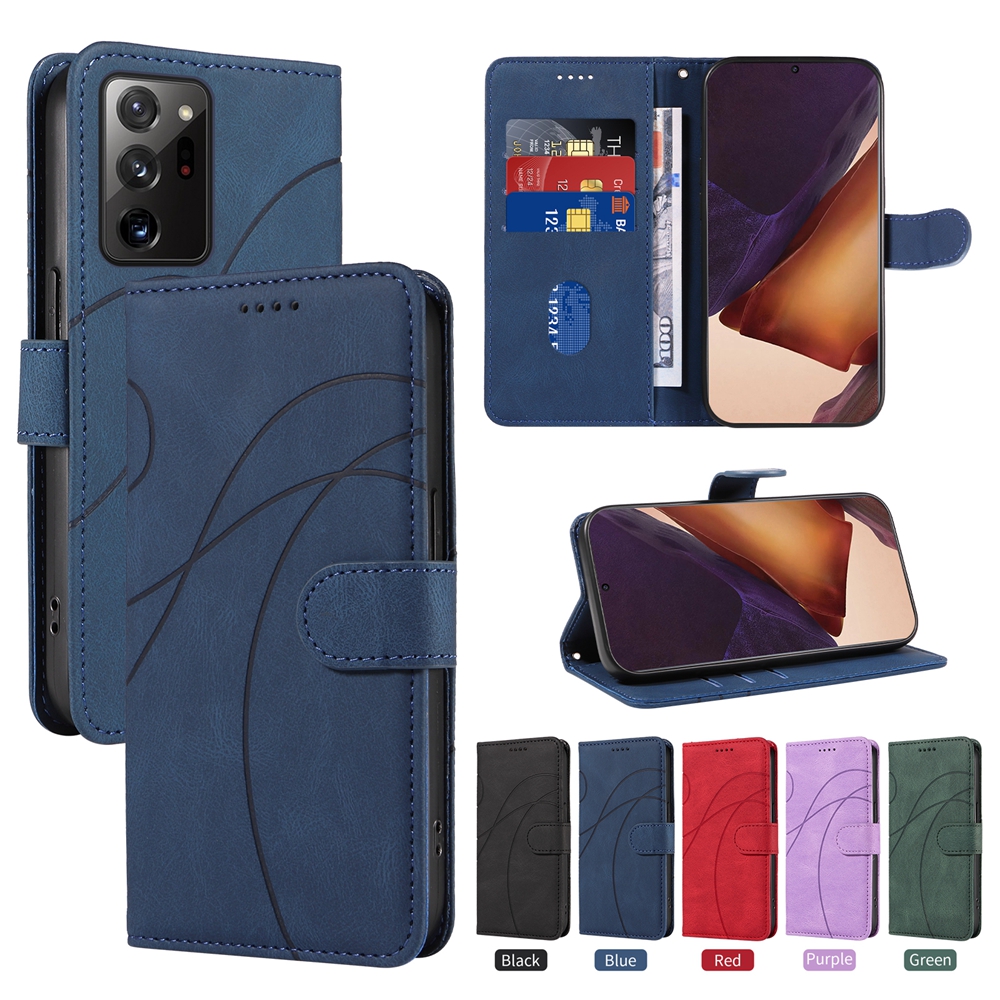 Case for samsung galaxy note 20 / note 20 ultra / note 10 / note 10 plus / note 9 / note 8 magnetic leather wallet card slot flip cover casing