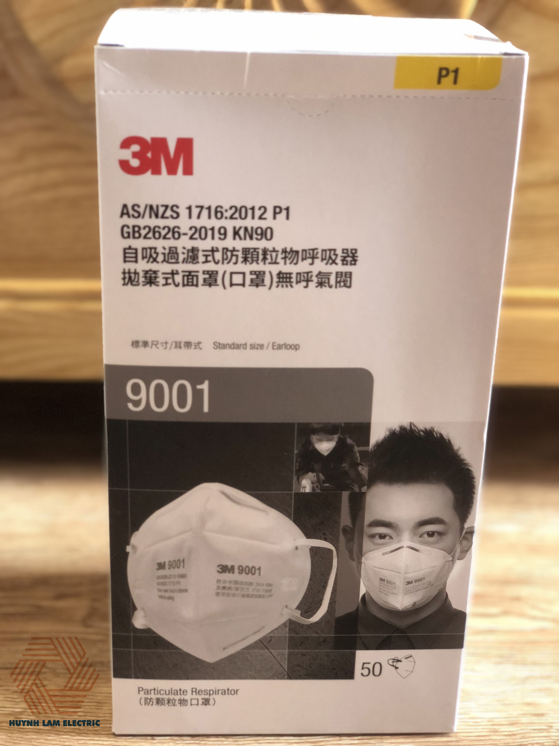 Khẩu trang lọc bụi mịn 3M 9001