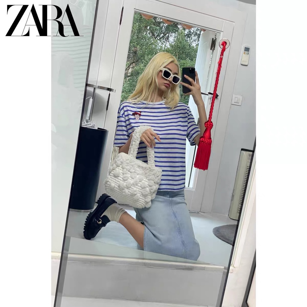 Váy midi denim TRF Nữ Mới Mùa Hè ZARA