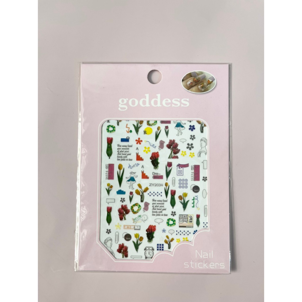 Sticker Hoa Dán Móng Tay