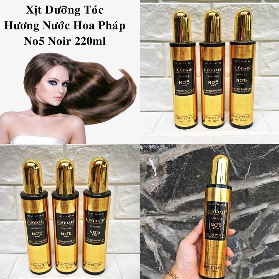 Xịt Dưỡng Tóc No5 L'UÔDAIS 220ml