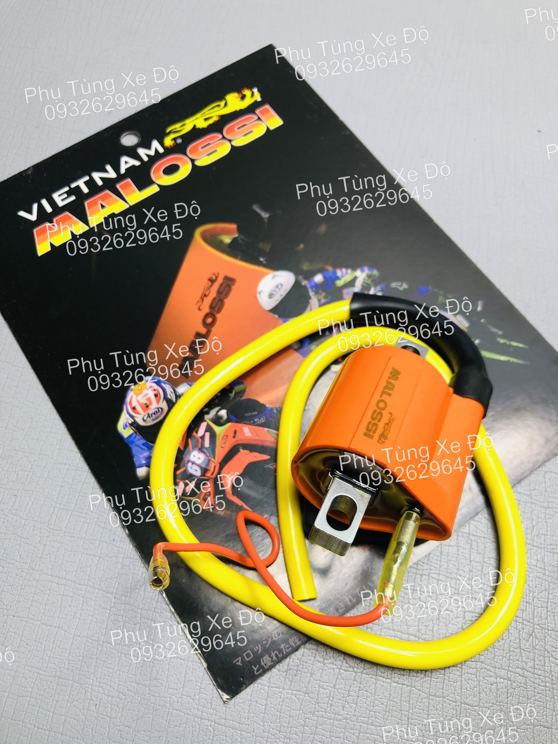 Mobin sườn MALOSSI ( xăng cơ ) gắn mọi loại xe máy