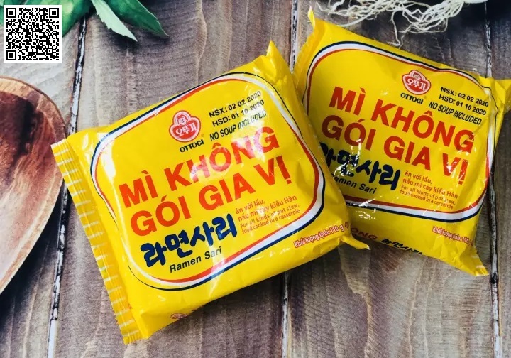 Combo 5 gói - mì Không Gói Gia Vị OTTOGI 110G,