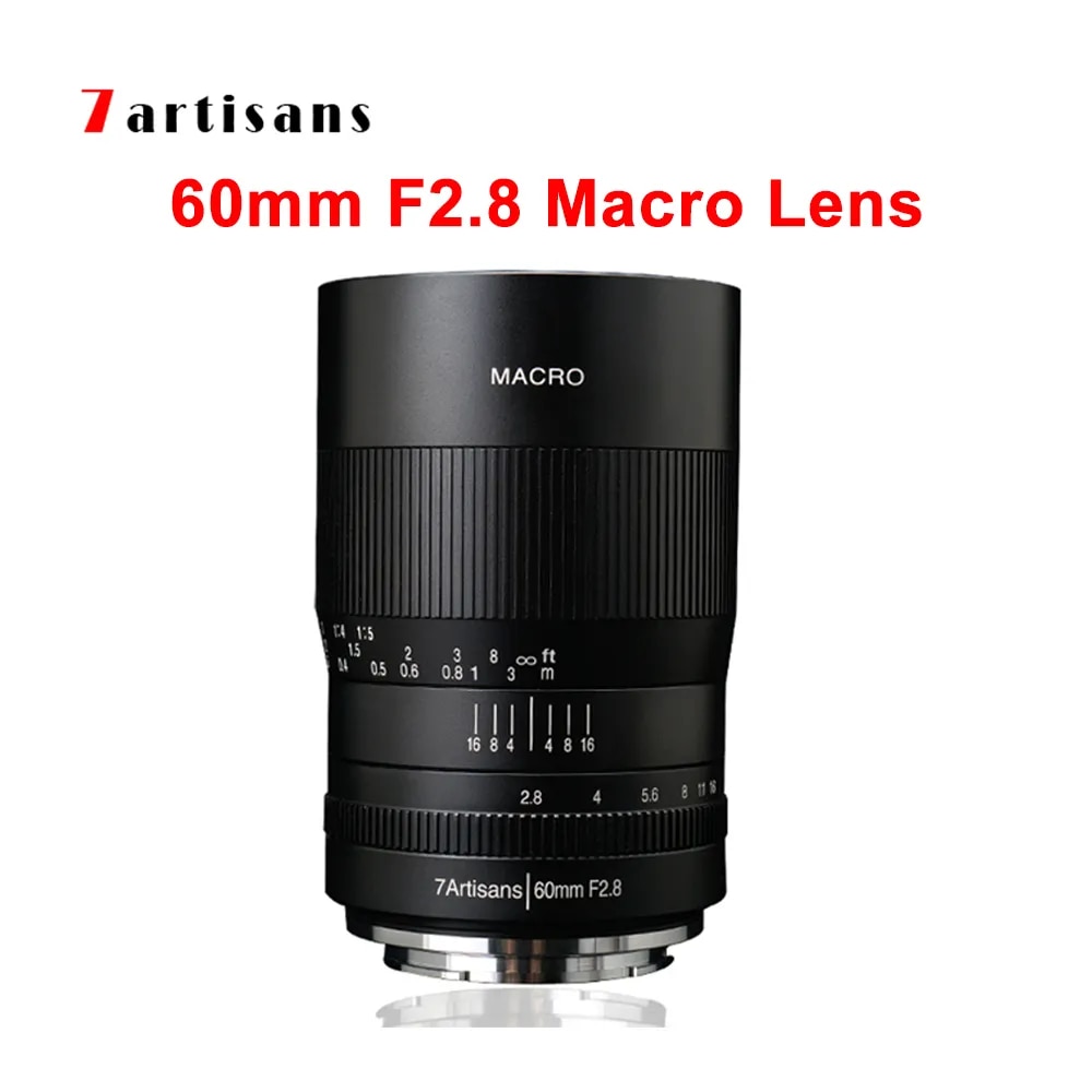 yuan6 7artisans 60mm F2.8 Macro Lens 11 Magnification Manual Focus